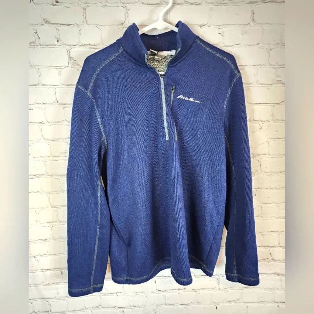 Men's Eddie Bauer zip up Fleece, size large